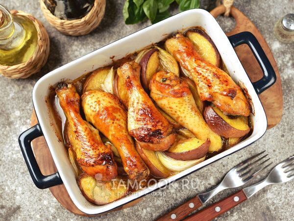 Курица с персиками: новый взгляд на знакомое блюдо