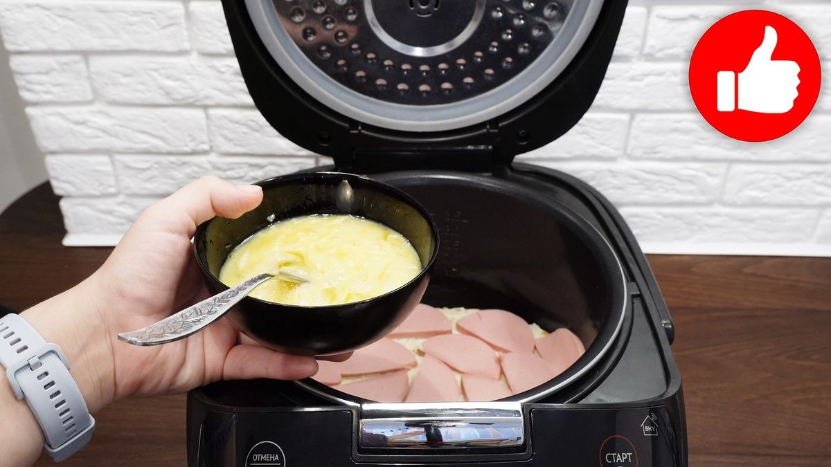 Вкусные горячие бутерброды с яйцом в мультиварке