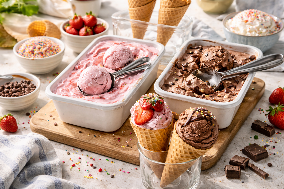 Полезное мороженое: рецепт сладости без сахара для всей семьи