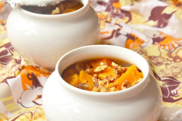 Новый взгляд на пшенную кашу: запеканка с тыквой и орехами