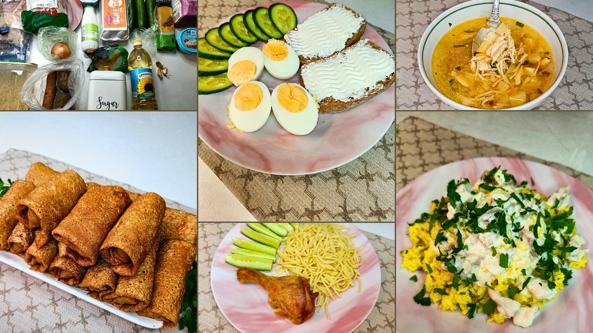 Как накормить семью из 4-х человек всего за 1200 рублей: простые идеи на 3 дня