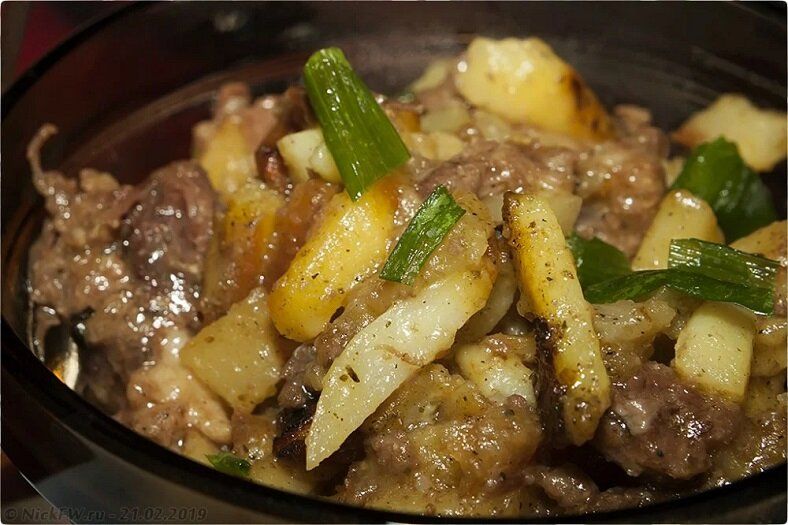 Жареная картошка по-офицерски: быстро, просто, вкусно