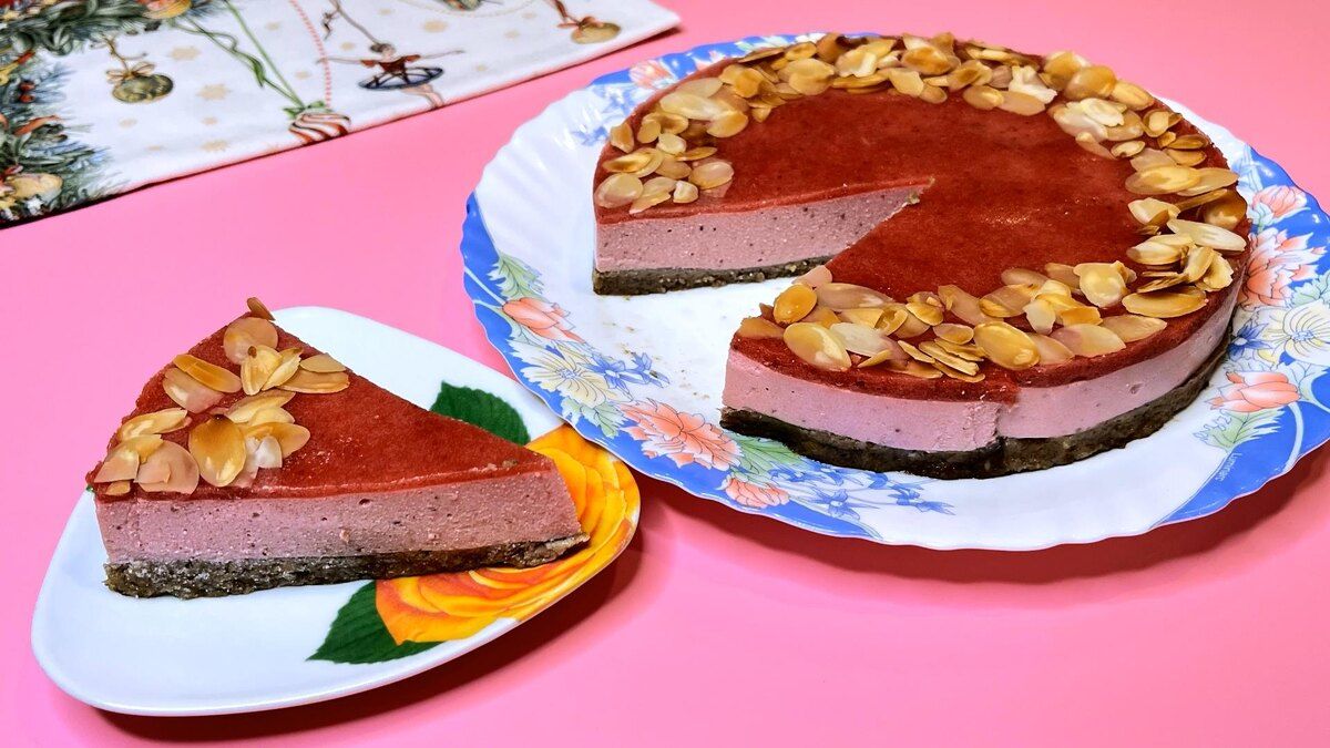 Нежный чизкейк без выпечки: идеальный десерт без глютена и сахара