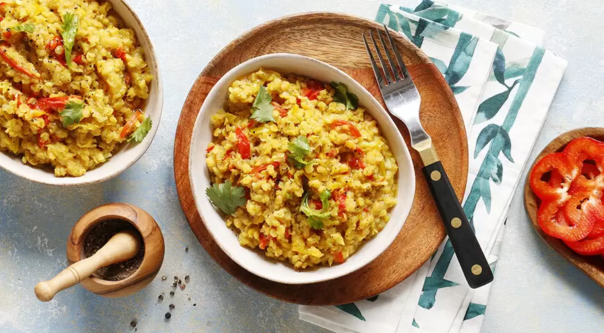 Чечевица с сладким перцем: идеальный гарнир для всей семьи