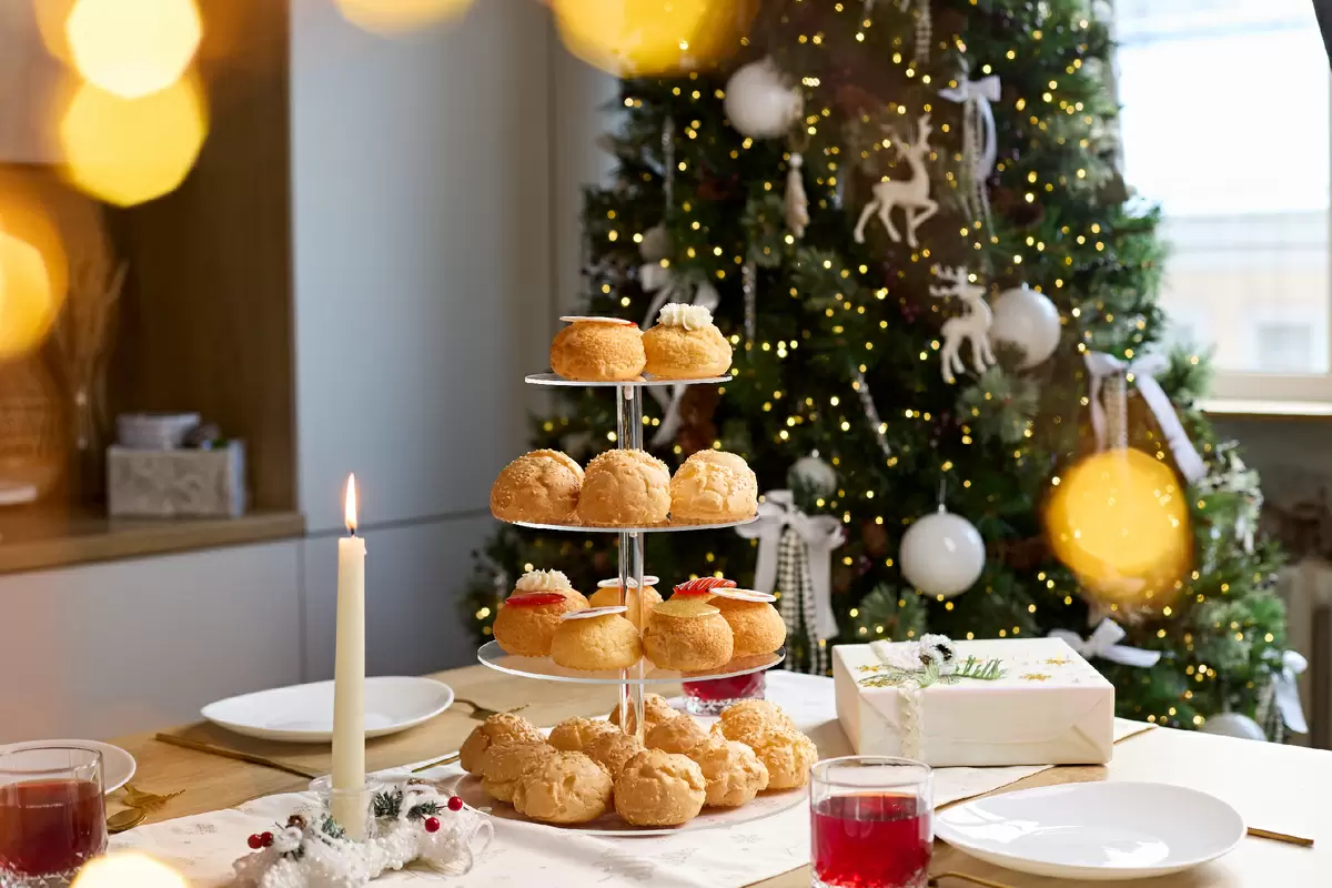 Волшебство нового года: Профитроли, которые покорили сердца гурманов