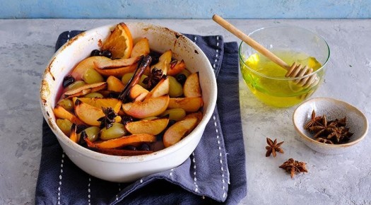 Сладкое Искушение: Айва, Запеченная в Ароматном Меду