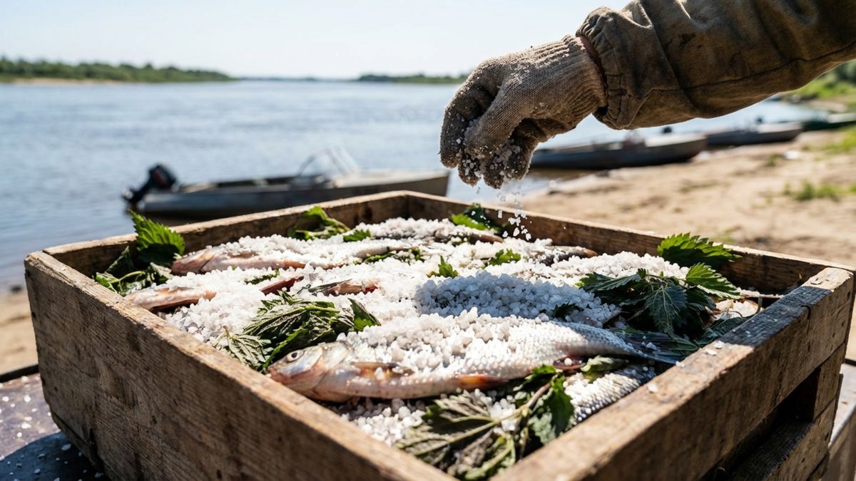 Как старорусский метод засолки рыбы спасает улов в летнюю жару