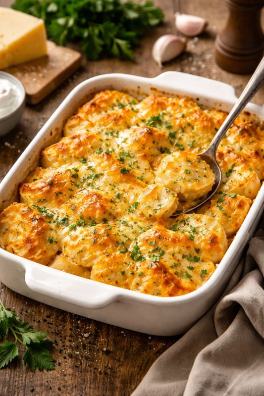 Как запечь картофель с сыром, чтобы его съели до последнего кусочка